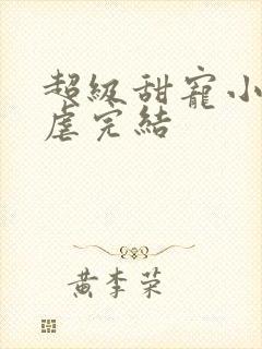 超级甜宠小说无虐完结