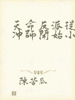 天命反派从逆徒冲师开始小说