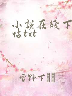 小说在线下载网站txt