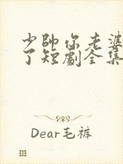 少帅你老婆又跑了短剧全集免费