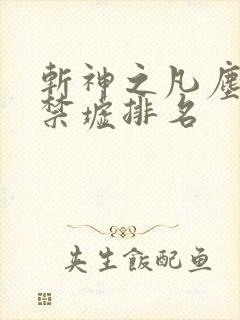斩神之凡尘神域禁墟排名