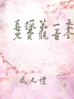 真探第一季高清免费观看全集