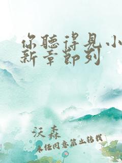 你听得见小说最新章节列