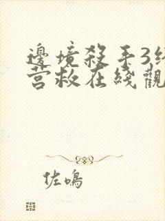 边境杀手3终极营救在线观看免费