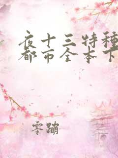 夜十三特种兵在都市全本下载