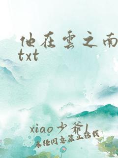 他在云之南网盘txt