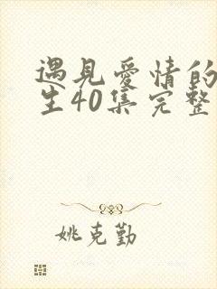 遇见爱情的利先生40集完整版全集