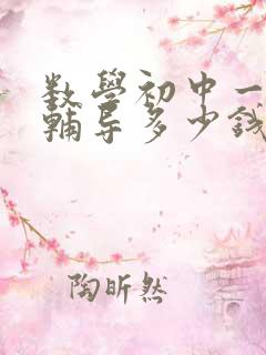 数学初中一对一辅导多少钱