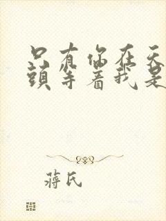 只有你在天涯尽头等着我是什么歌