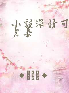 小说深情可抵岁月长