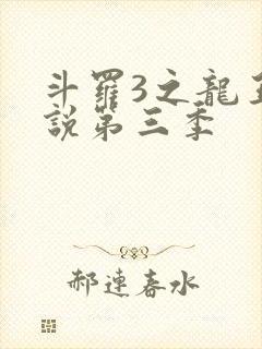 斗罗3之龙王传说第三季