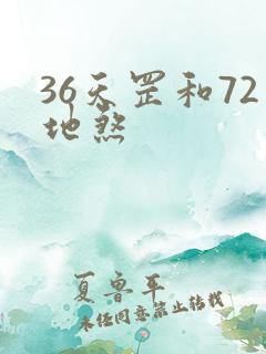 36天罡和72地煞
