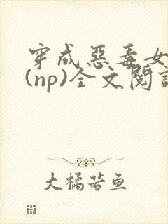 穿成恶毒女配后(np)全文阅读