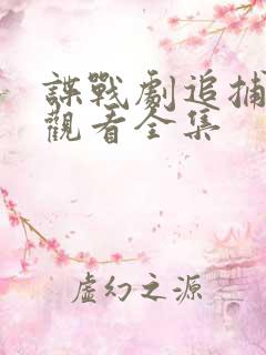 谍战剧追捕免费观看全集