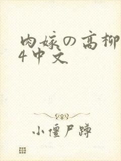 肉嫁の高柳1～4中文