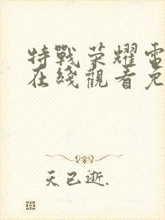 特战荣耀电视剧在线观看免费全集