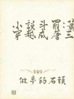 小说斗罗:萧炎穿越成唐三