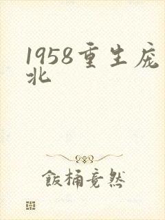 1958重生庞北