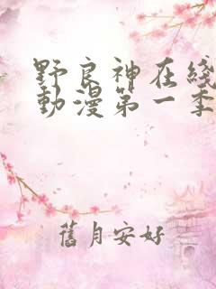 野良神在线观看动漫第一季