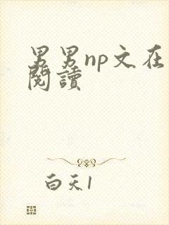 男男np文在线阅读