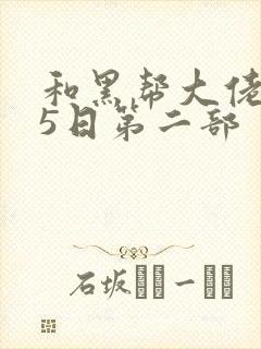 和黑帮大佬365日第二部