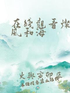 在线观看灿烂的风和海