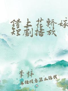 错上花轿嫁王爷短剧播放