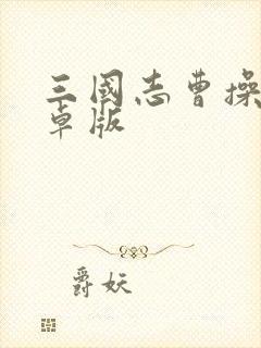 三国志曹操传安卓版