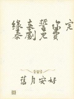 缘来誓你完整版泰剧免费