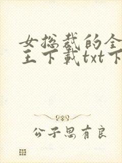 女总裁的全能兵王下载txt下