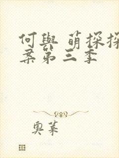 何与 萌探探探案第三季