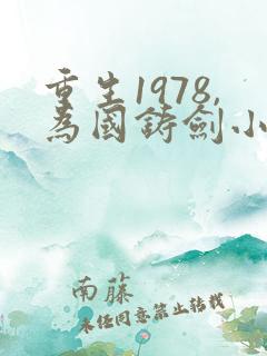 重生1978,为国铸剑小说免费阅读