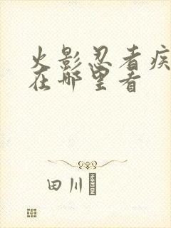 火影忍者疾风传在哪里看