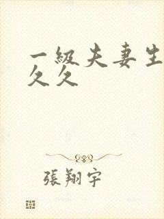 一级夫妻生活片久久