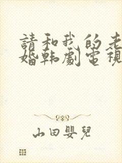 请和我的老公结婚韩剧电视剧