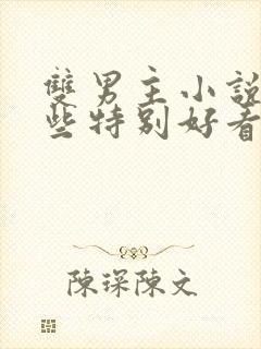 双男主小说有哪些特别好看的无限流