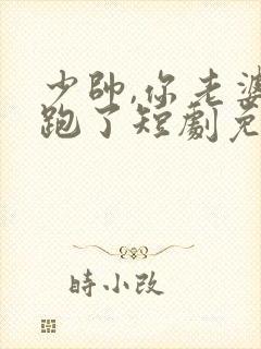 少帅,你老婆又跑了短剧免费播放