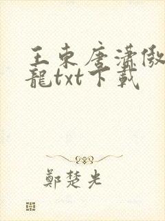 王东唐潇傲世潜龙txt下载
