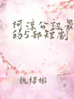 柯淳公认最好看的5部短剧