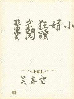 医武狂婿小说免费阅读