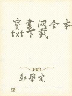 宝书网全本免费txt下载