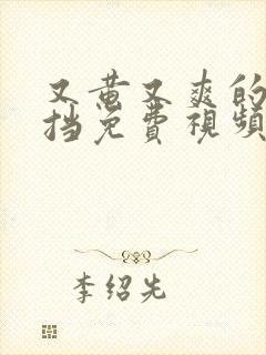 又黄又爽的无遮挡免费视频