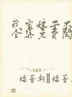 我家娘子不对劲全集免费阅读