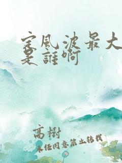 定风波最大反派是谁啊