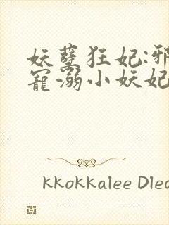 妖孽狂妃:邪君宠溺小妖妃