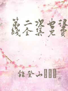 第二次也很美在线全集免费观看完整版