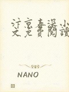 汴京春深小说全文免费阅读