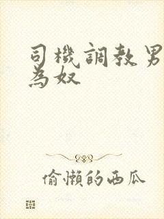 司机调教男总裁为奴