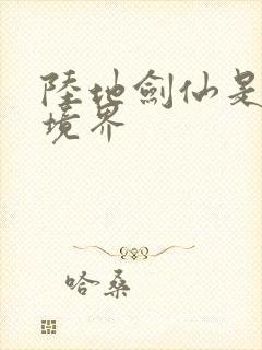 陆地剑仙是什么境界