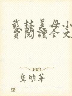 武林美母小说免费阅读全文最新章节